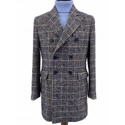 Cappotto Uomo in Tweed con Martingala Made in Italy