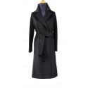 Cappotto Donna lungo con cinta in lana Piacenza